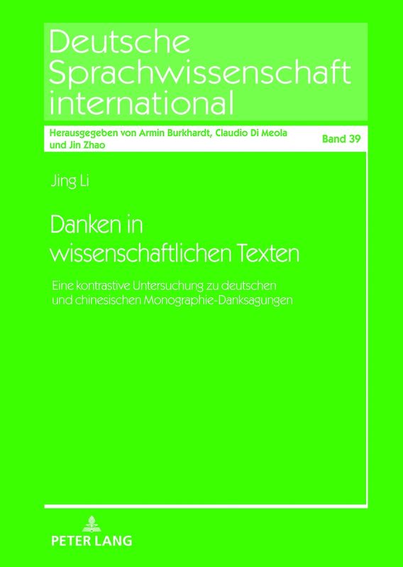Danken in wissenschaftlichen Texten