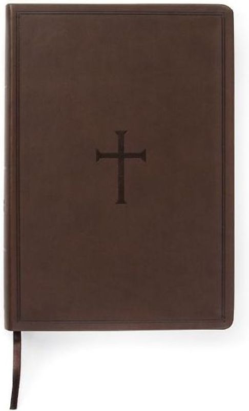 CSB Super Giant Print Reference Bible, Value Edition, Brown Leathertouch