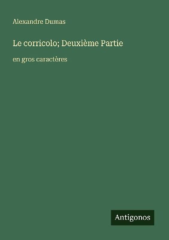 Le corricolo; Deuxième Partie