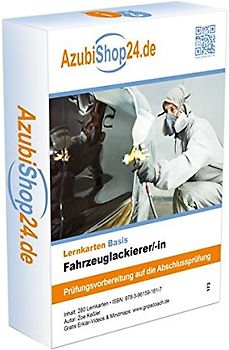 AzubiShop24.de Basis-Lernkarten Fahrzeuglackierer /-in. Prüfungsvorbereitung