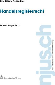 Handelsregisterrecht, Entwicklungen 2011