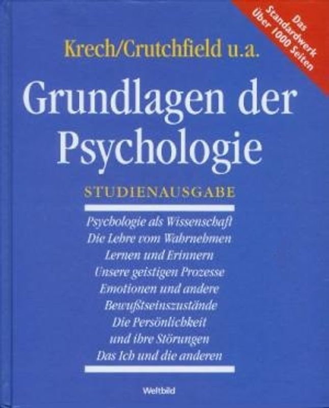 Grundlagen der Psychologie - Krech/Crutchfield