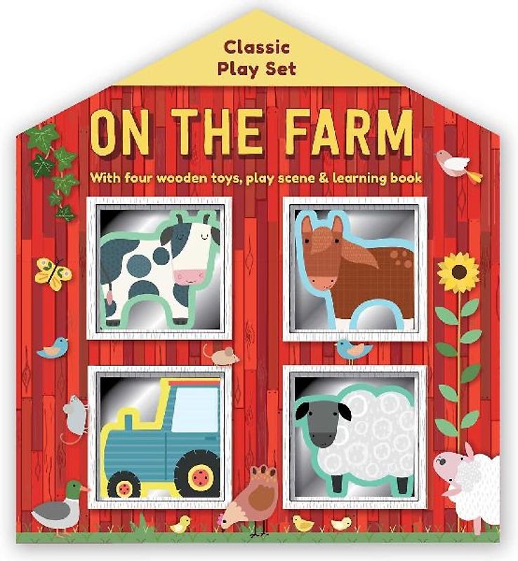 On the Farm: Wooden Toy Play Set