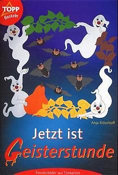 Jetzt ist Geisterstunde. Fensterbilder aus Tonkarton