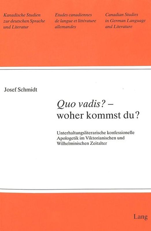 «Quo vadis?» - woher kommst du?