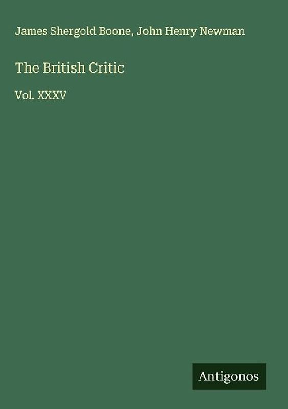The British Critic