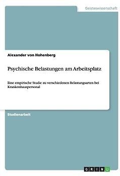 Psychische Belastungen am Arbeitsplatz