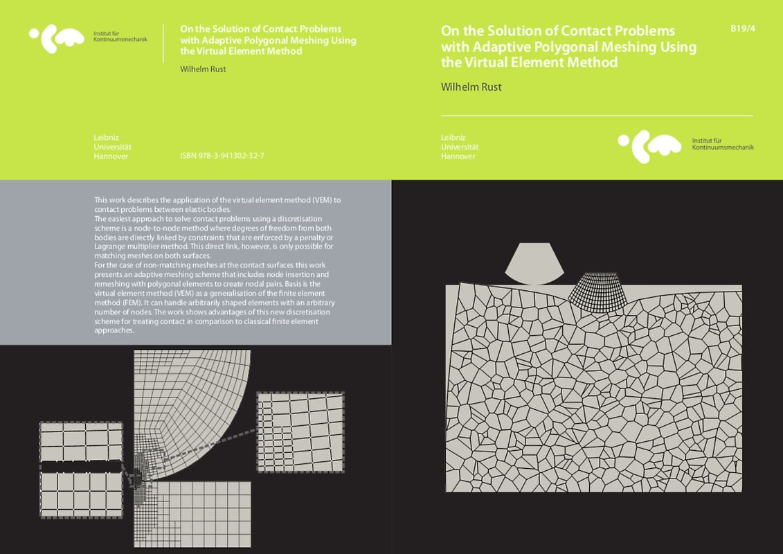 On the Solution of Contact Problems with Adaptive Polygonal Meshing Using the Virtual Element Method