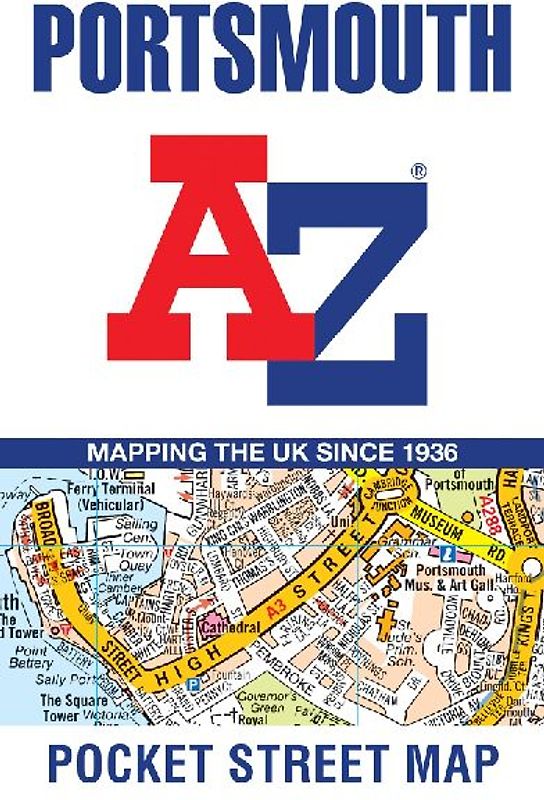 Portsmouth Pocket Street Map
