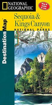 Destinaton Sequoia /Kings Canyon National Park. 1:125000
