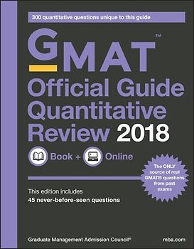 GMAT Official Guide 2018 Quantitative Review: Book + Online