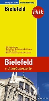 Falk Stadtplan Extra Bielefeld 1:20.000