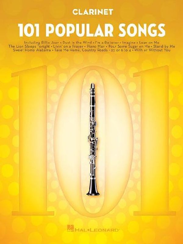 101 Popular Songs for Clarinet