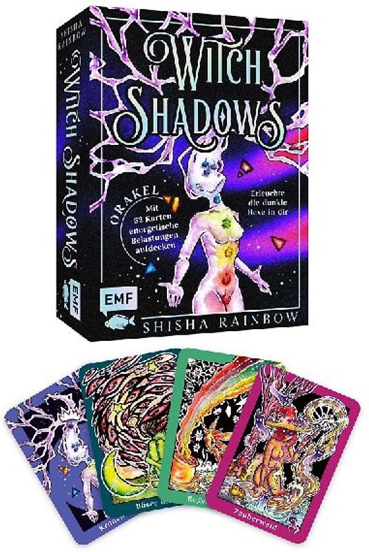 Orakel-Kartenset: WitchShadows - Erleuchte die dunkle Hexe in dir
