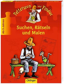 Pettersson und Findus. Suchen, Rätseln und Malen