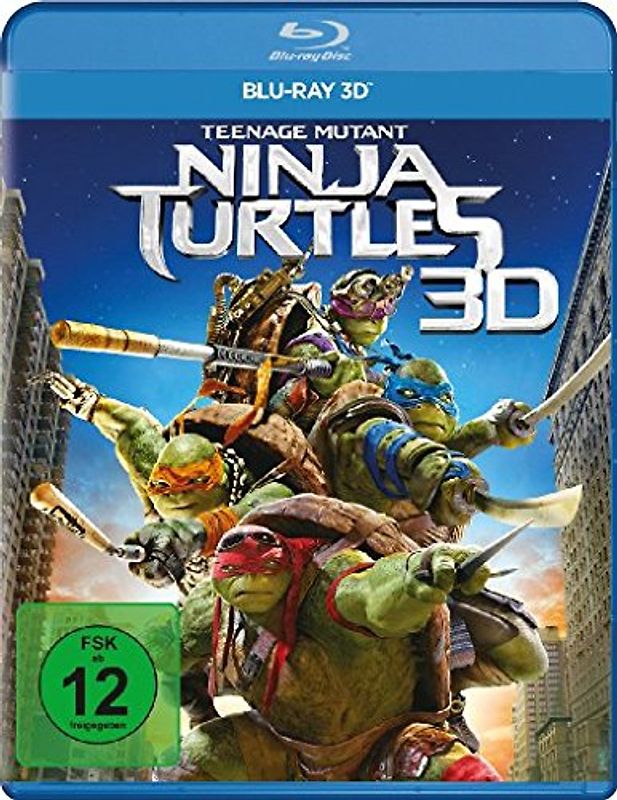 Teenage Mutant Ninja Turtles 3D 3D Blu-ray Disc