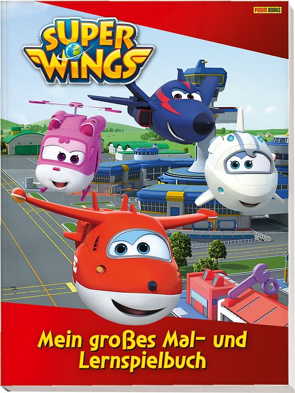 Super Wings: Mein großes Mal- und Lernspielbuch