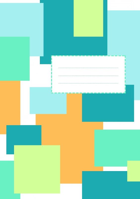 Color Panels / Notizbuch Color Panels Aqua