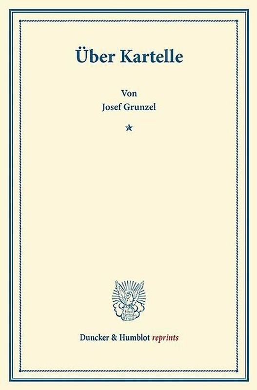 Über Kartelle.