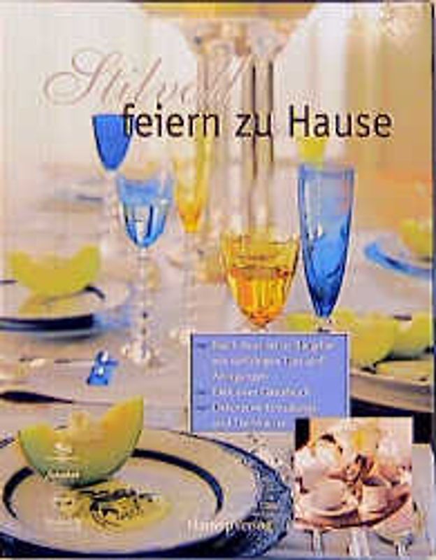 Stilvoll feiern zu Hause. Set, incl. Einladungskarten, Tischkarten, Gästebuch und Buch