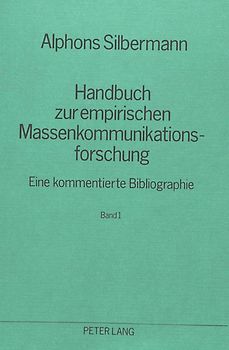 Handbuch zur empirischen Massenkommunikationsforschung