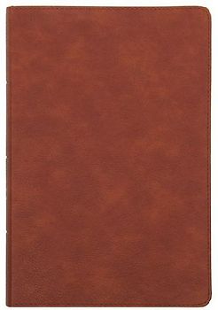 NASB Giant Print Reference Bible, Burnt Sienna Leathertouch, Indexed