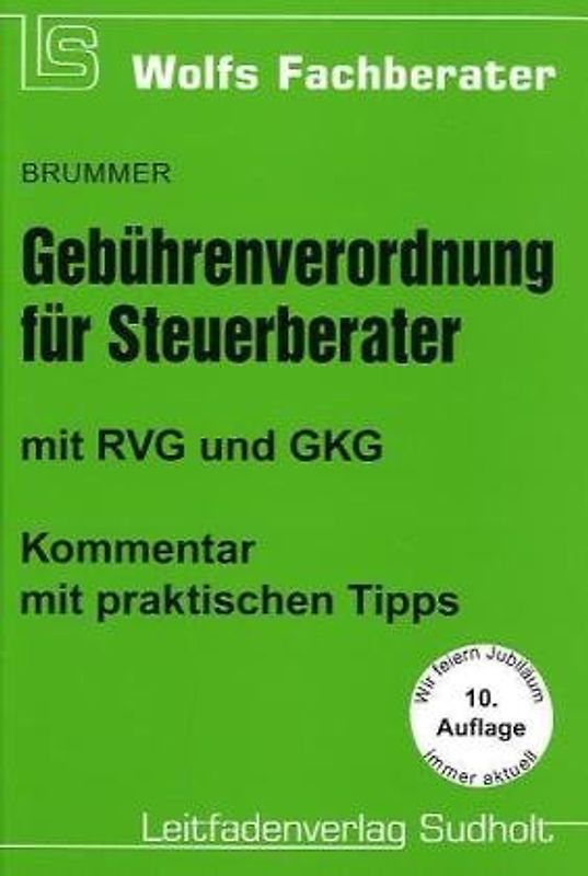 Gebührenverordnung für Steuerberater
