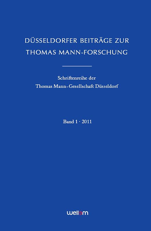Düsseldorfer Beiträge zur Thomas Mann-Forschung