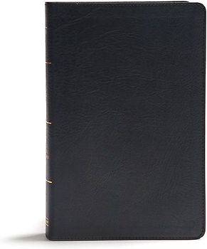 KJV Giant Print Reference Bible, Black Leathertouch, Indexed
