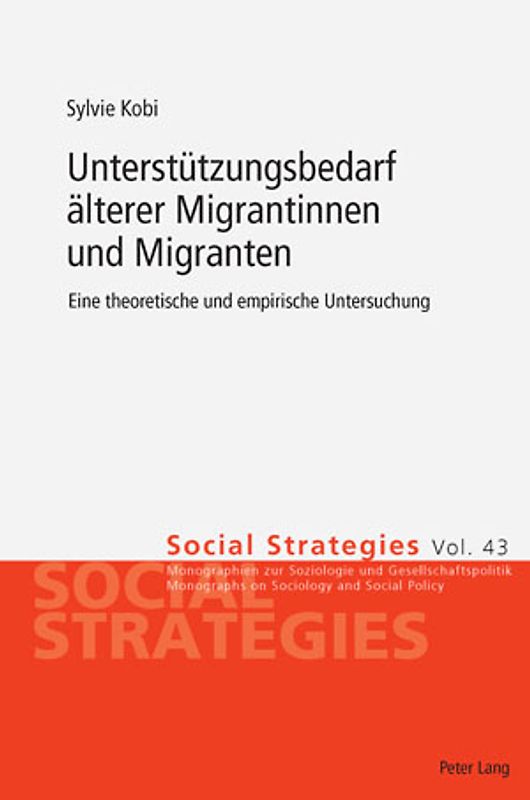 Unterstützungsbedarf älterer Migrantinnen und Migranten
