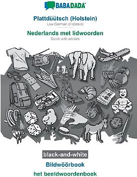 Plattdüütsch (Holstein) - Nederlands met lidwoorden, Bildwöörbook, BW