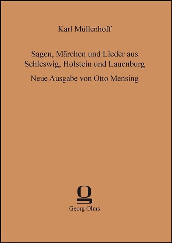 Sagen, Märchen und Lieder aus Schleswig, Holstein und Lauenburg