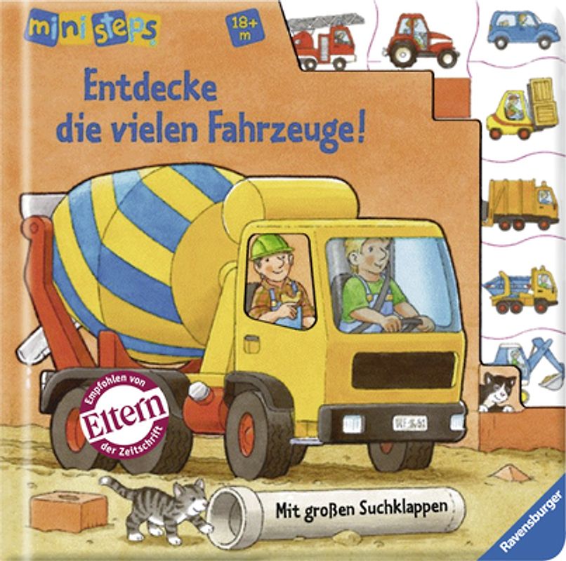 Entdecke die vielen Fahrzeuge!