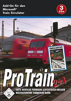 Train Simulator: Pro Train 2 + 1 [3 CDs, AddOn] PC Spiele
