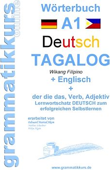 Wörterbuch Deutsch - Tagalog - Englisch A1