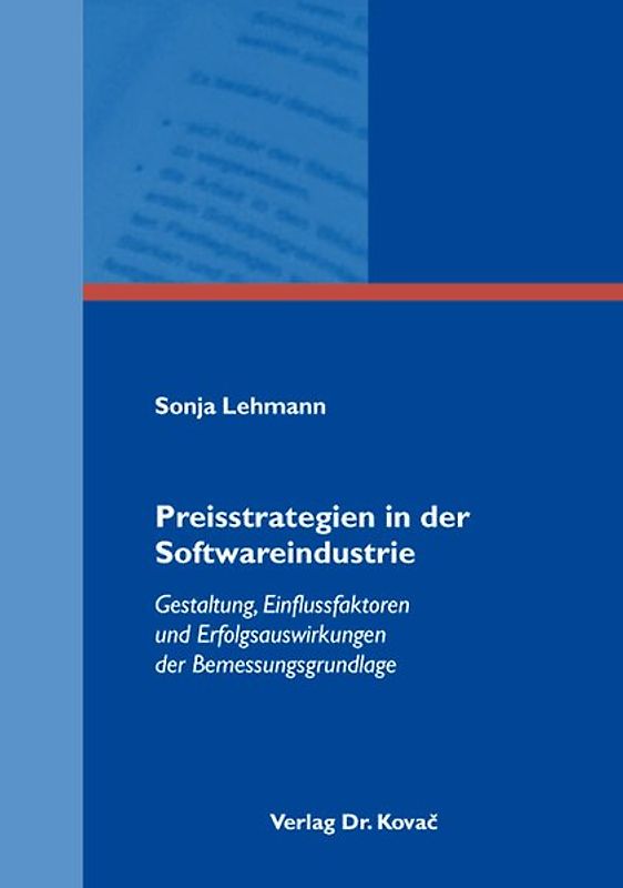 Preisstrategien in der Softwareindustrie