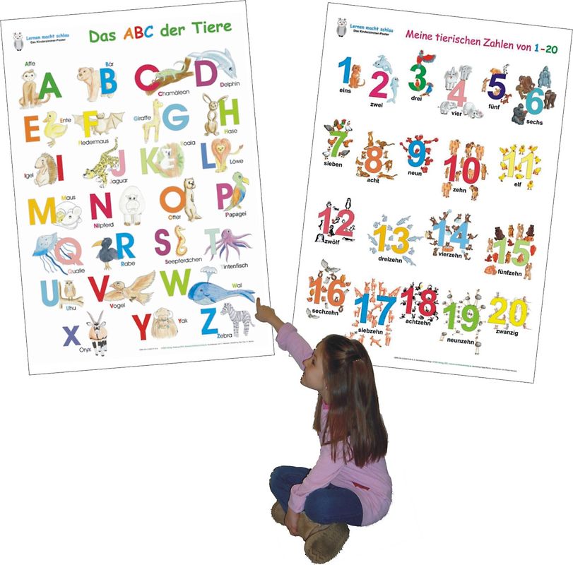 Das ABC der Tiere + Meine tierischen Zahlen von 1-20 im Set