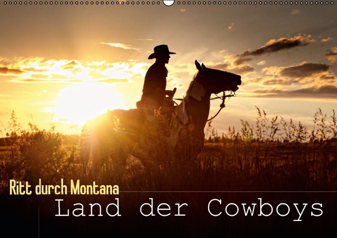 Ritt durch Montana – Land der Cowboys (PosterbuchDIN A4 quer)