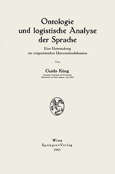 Ontologie und logistische Analyse der Sprache