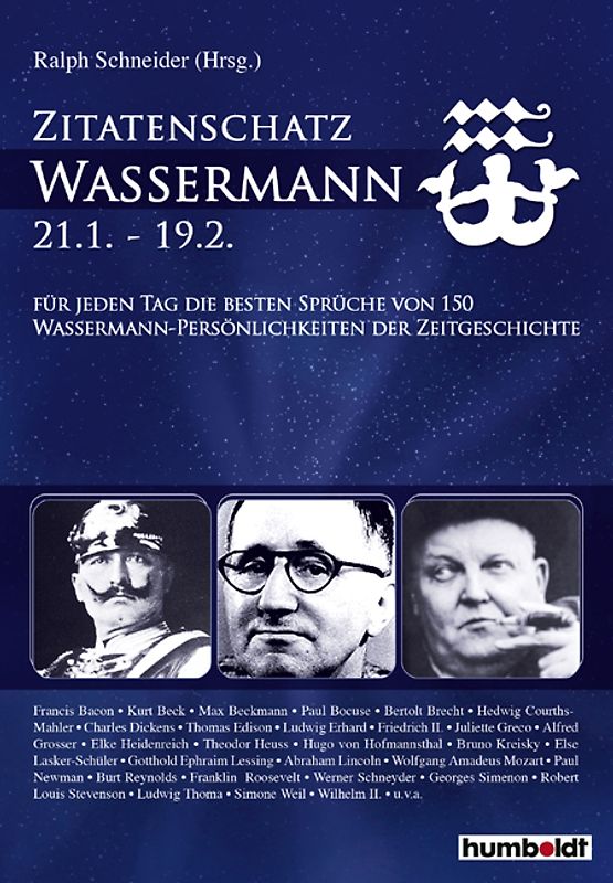 Zitatenschatz Wassermann - 21.01.-19.02.