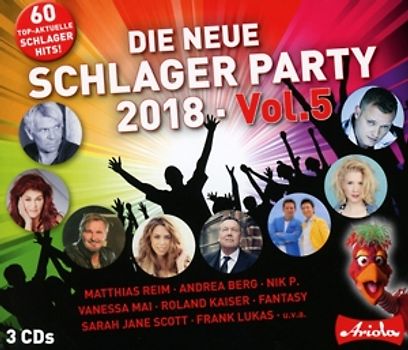 Various - Die neue Schlager Party,Vol.5 (2018) [3 CDs]