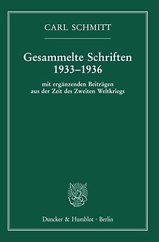 Gesammelte Schriften 1933–1936.