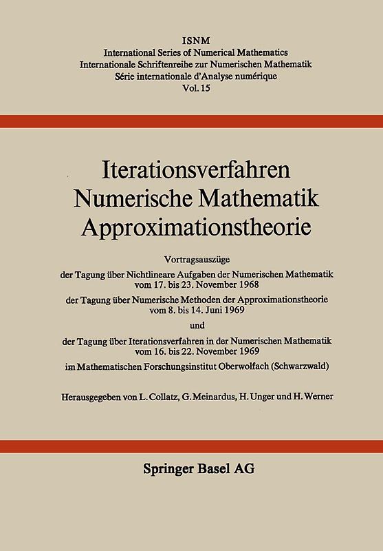 Iterationsverfahren Numerische Mathematik Approximationstheorie