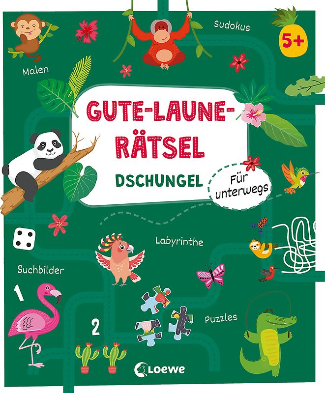 Gute-Laune-Rätsel für unterwegs - Dschungel
