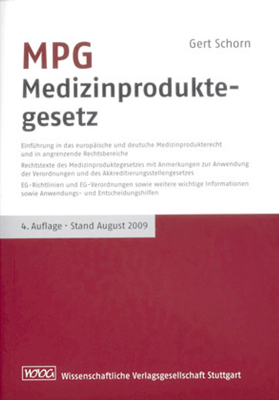MPG Medizinproduktegesetz