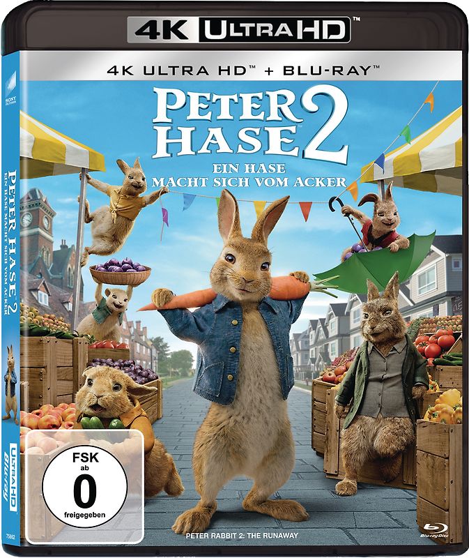 Peter Hase 2 - Ein Hase macht sich vom Acker (4K Ultra HD + Blu-ray) Blu-ray Disc