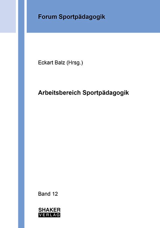 Arbeitsbereich Sportpädagogik