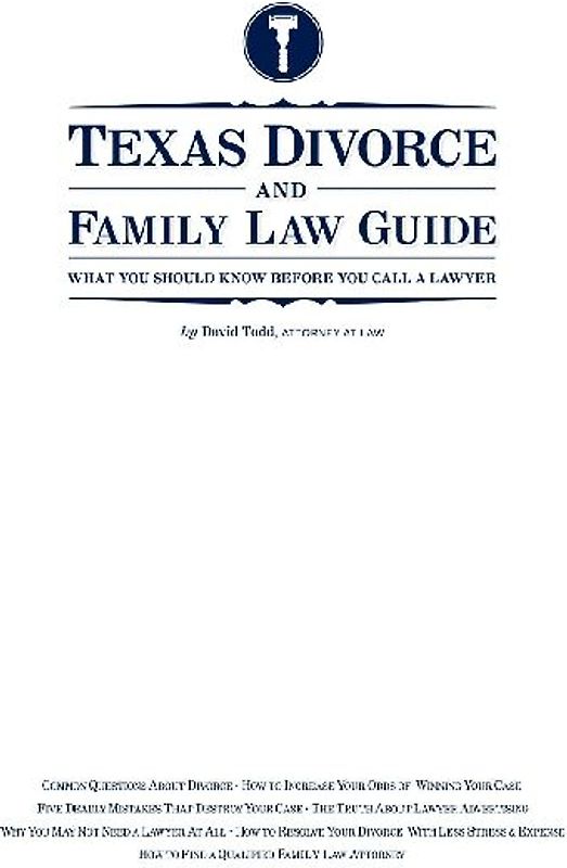 Texas Divorce and Family Law Guide