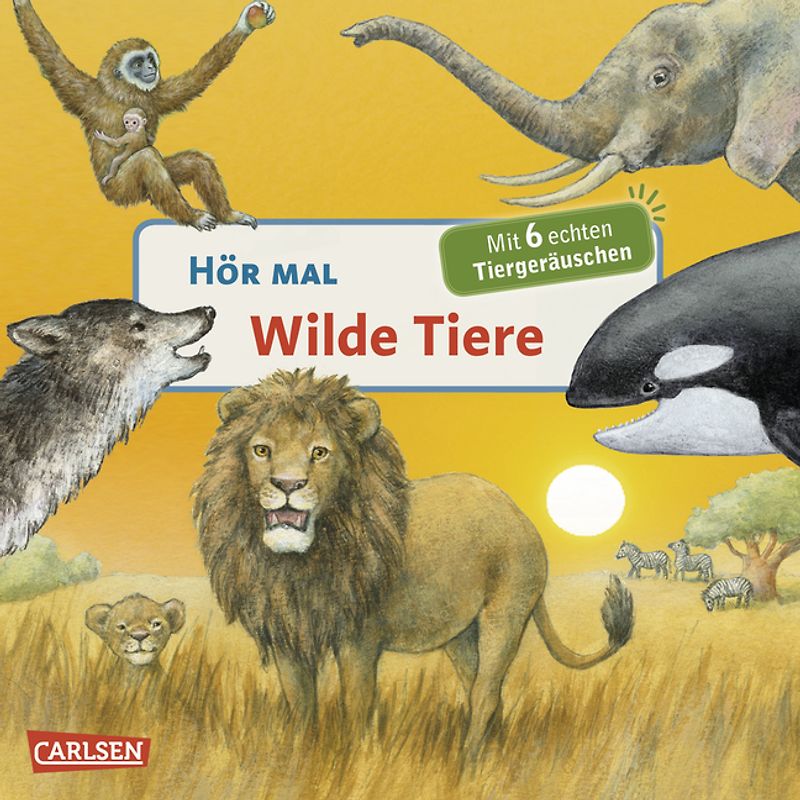 Hör mal (Soundbuch): Wilde Tiere