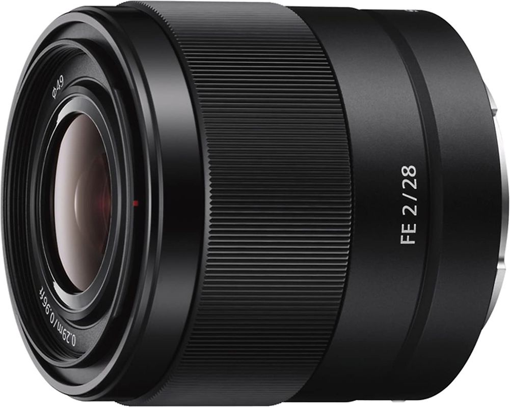 Sony FE 28 mm F2.0 49 mm Obiettivo (compatible con Sony E-mount) nero